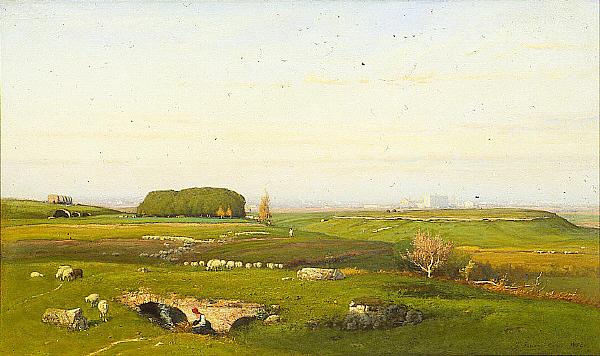 George Inness In the Roman Campagna